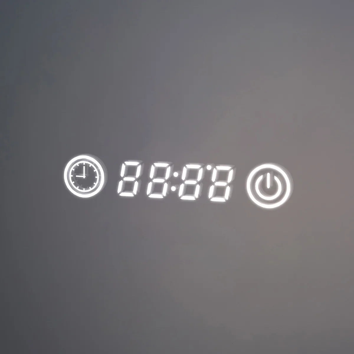 SERA  LED Mirror Frosted Edge with Time and Temperature Function