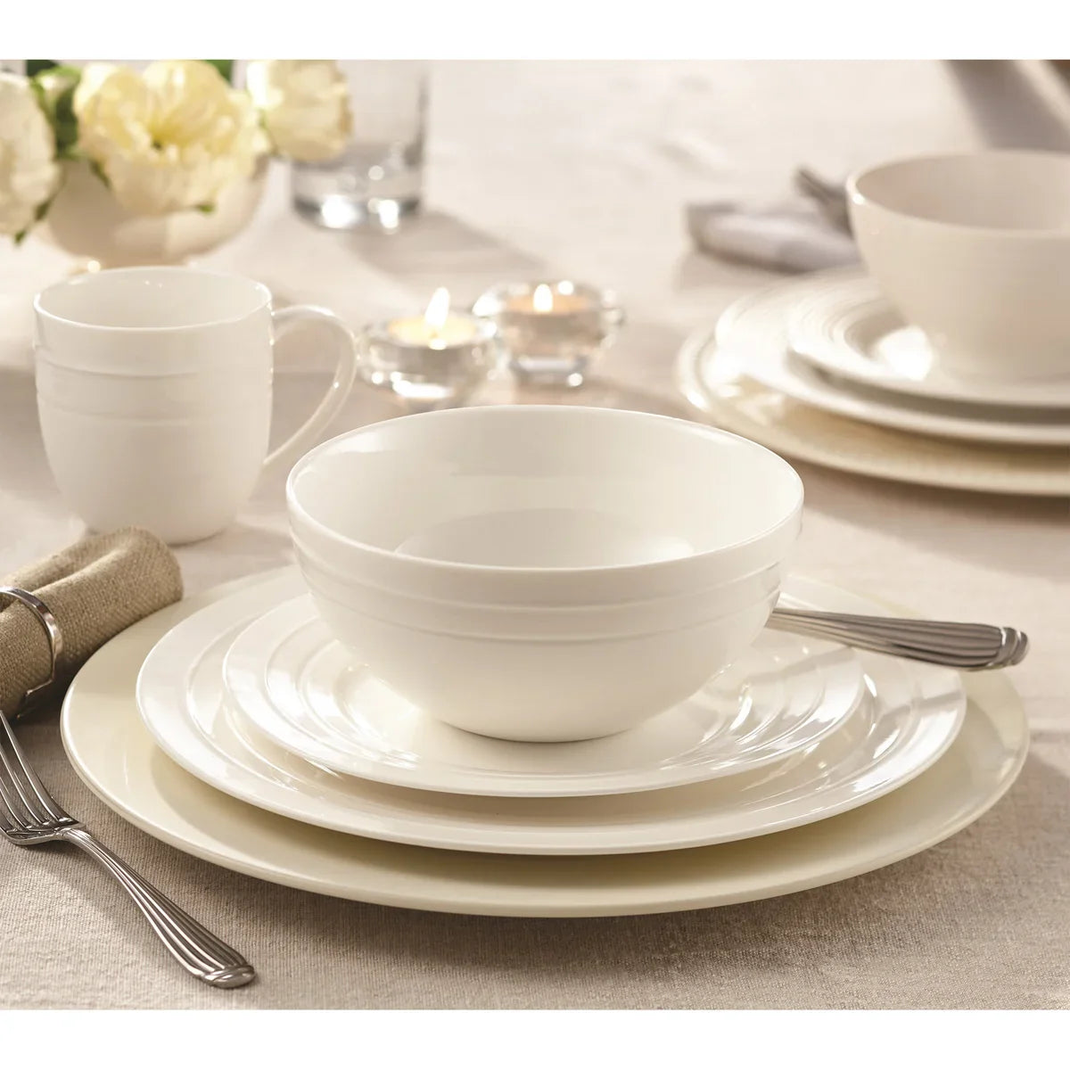Safdie Circa Bone China Dinnerware Set, 32-pieces