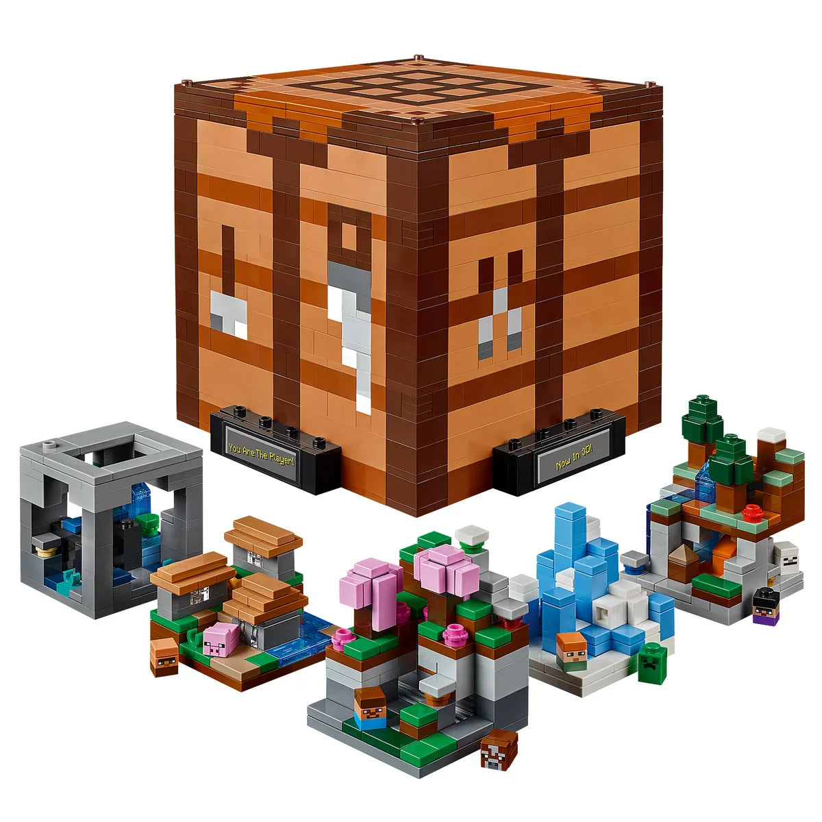 LEGO Minecraft The Crafting Table Build and Display Set for Adults