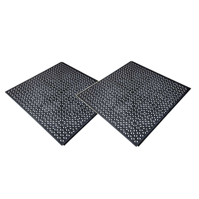 Ultralock Black Perforated Garage Tiles