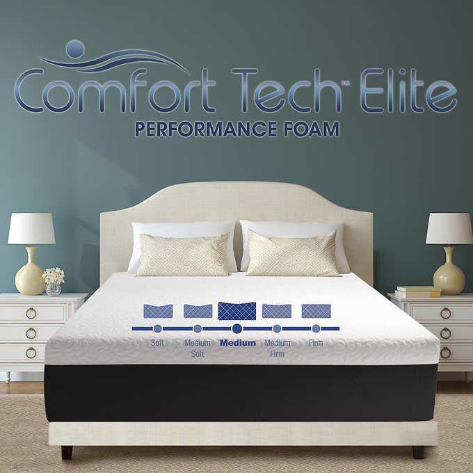 Comfort Tech Elite Aurora Medium 30.5 Cm (12 In.) Double Foam Mattress