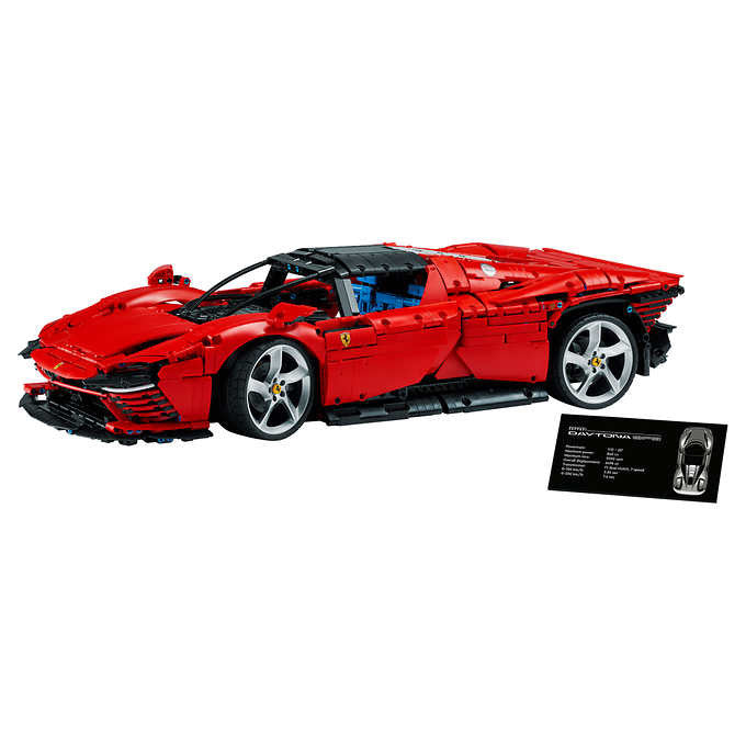 LEGO Technic Ferrari Daytona SP3 with Bonus LEGO Technic Bugatti Bolide