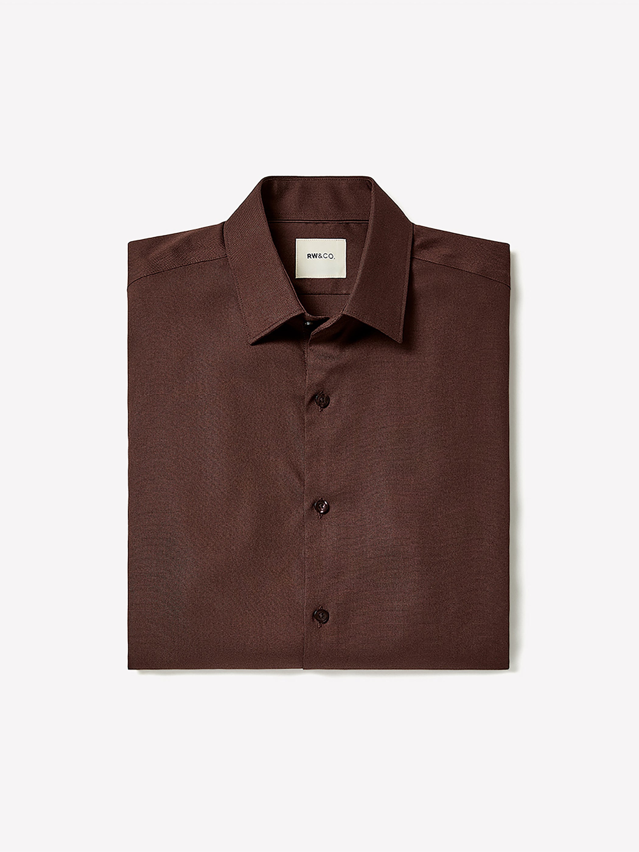 Slim-Fit Knit-Like Dress Shirt