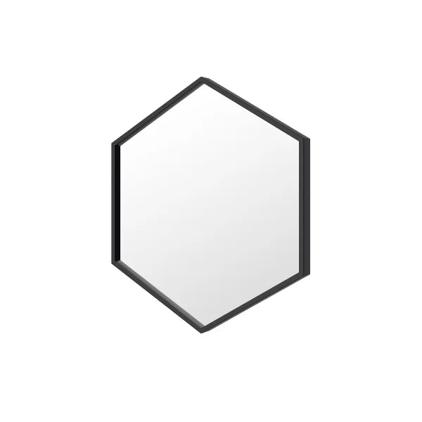 Appollo Petra 71 cm (28 in.) Hexagonal Metal Framed Mirror