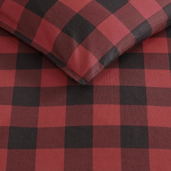 Eddie Bauer Home - Mountain Plaid Scarlet Comforter Set