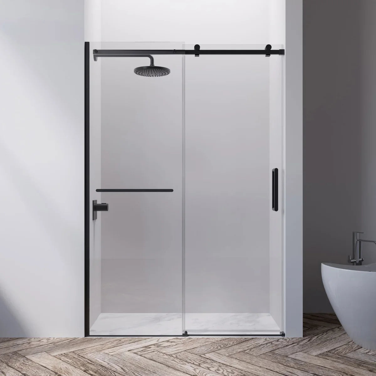 Hydro Vision 60 in. Reversible Shower Door and Base