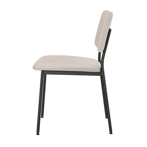 Amisco Sullivan Dining Chair with Black Frame