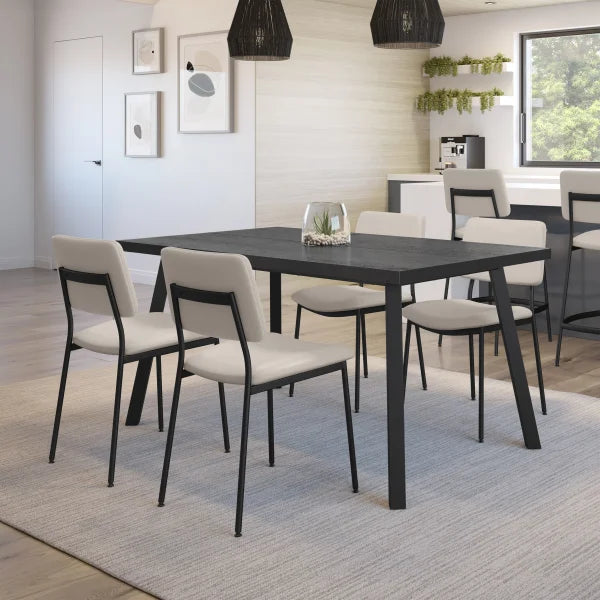 Amisco Sullivan Dining Chair with Black Frame