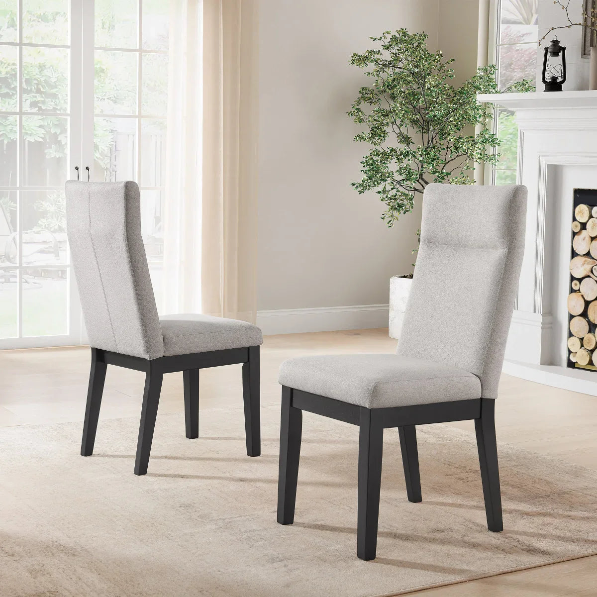 Bayside Furnishings - Kaelyn 5-piece Dining Room Set, 122 cm (48 in.) Diameter