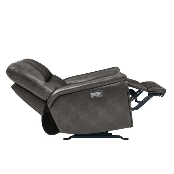 BarcaLounger Top-grain Leather Power Rocker Recliner