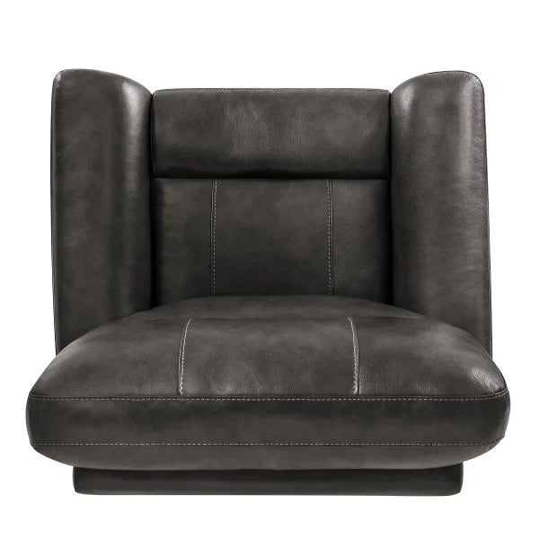 BarcaLounger Top-grain Leather Power Rocker Recliner