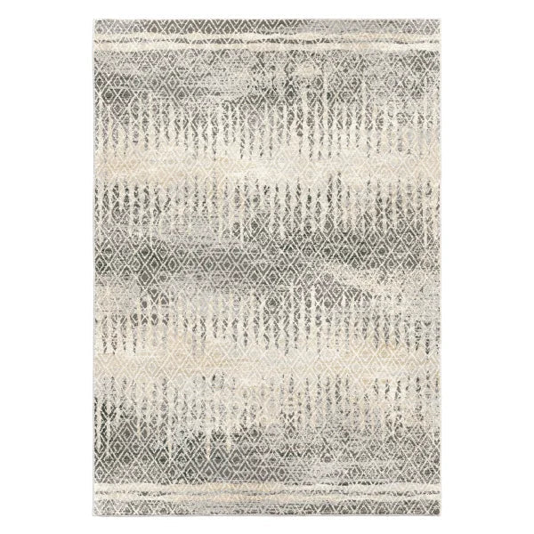 Kairos Riverstone Collection Pinnacle Cloud Grey Indoor Area Rug