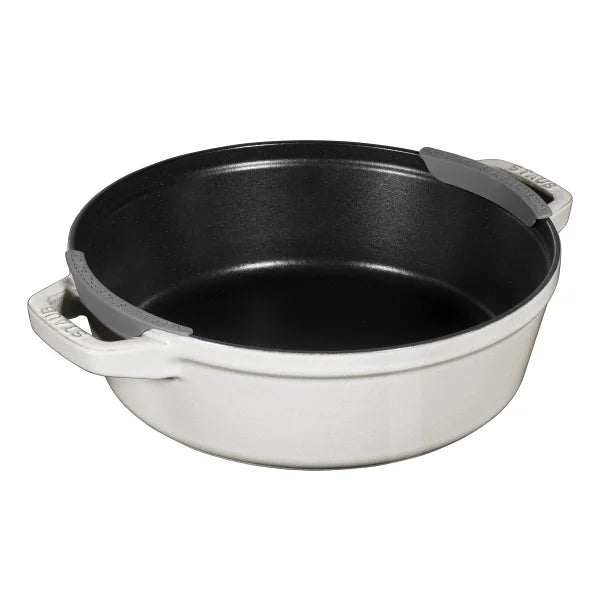 STAUB Stackable Cast Iron Dutch Oven Set, Medium, 4-piece