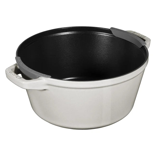 STAUB Stackable Cast Iron Dutch Oven Set, Medium, 4-piece