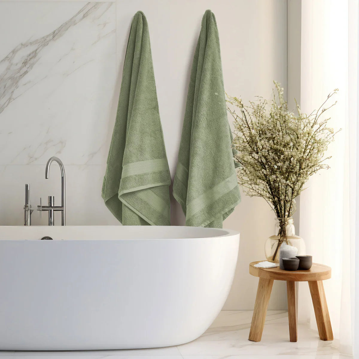 Serene Home Collection - Bath Sheet, 2-pack