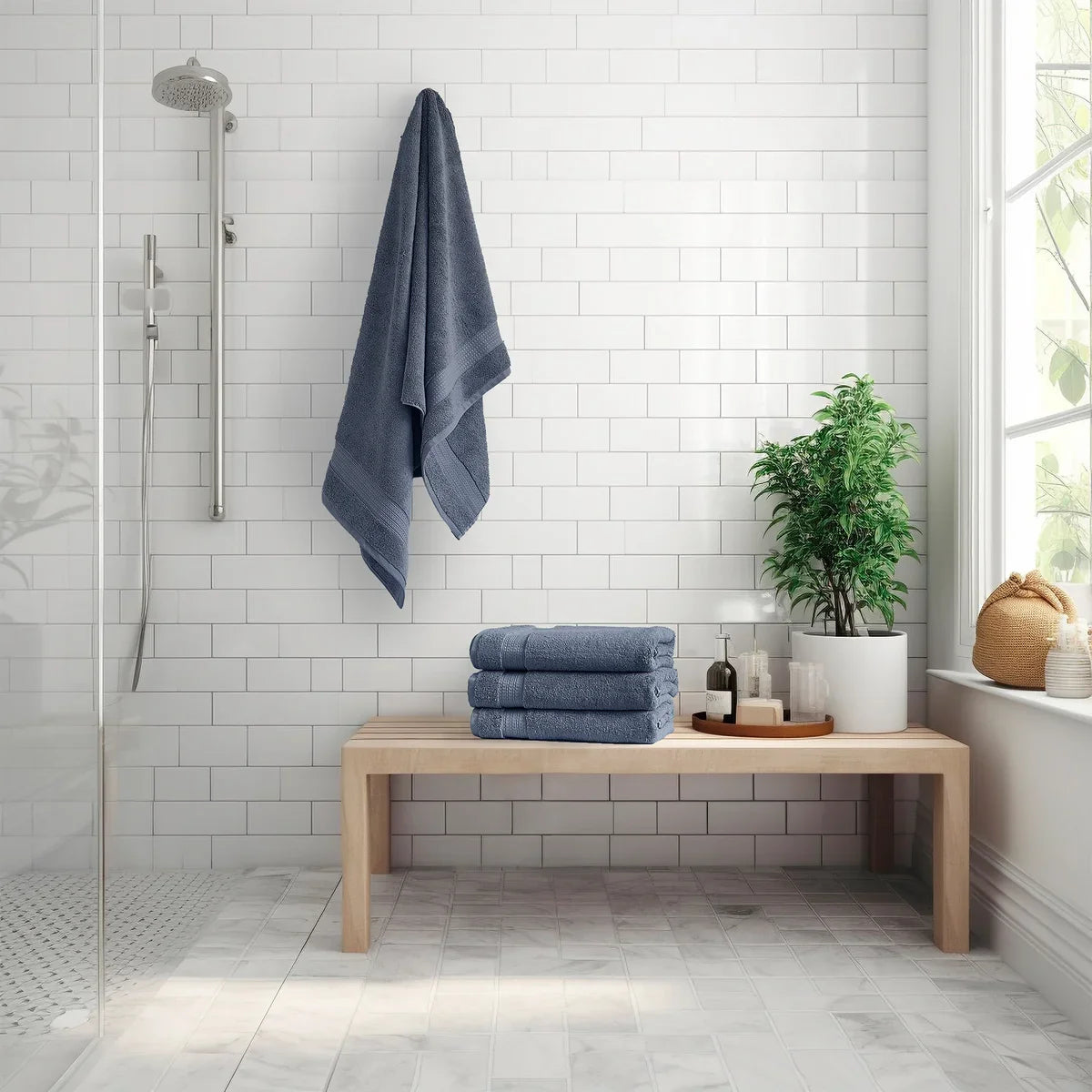 Serene Home Collection - Bath Towel, 4-pack