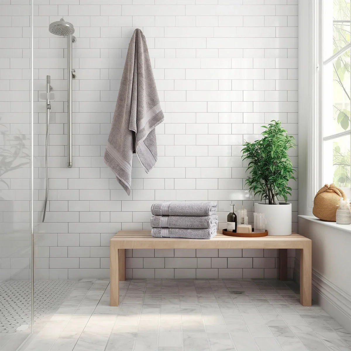 Serene Home Collection - Bath Towel, 4-pack