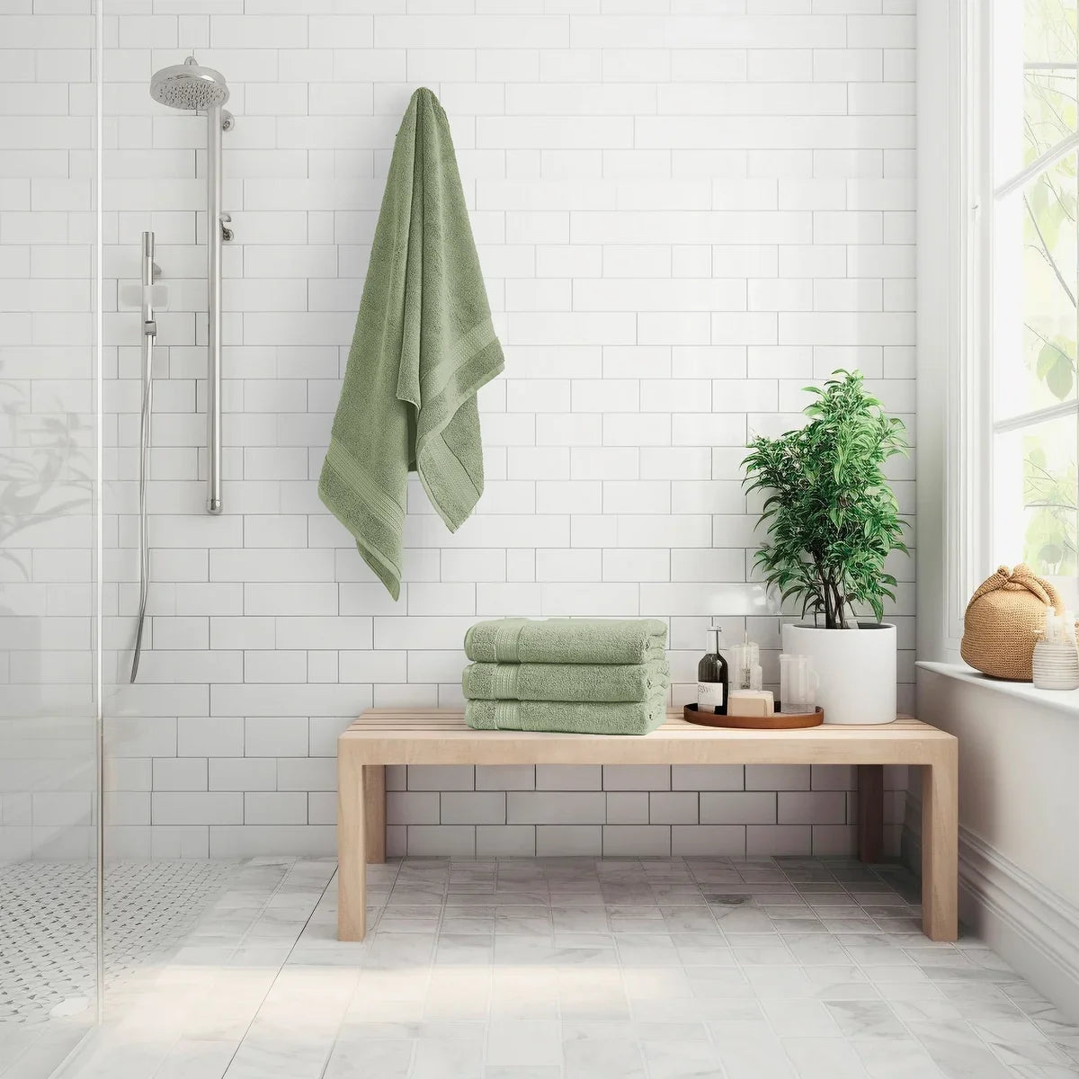 Serene Home Collection - Bath Towel, 4-pack