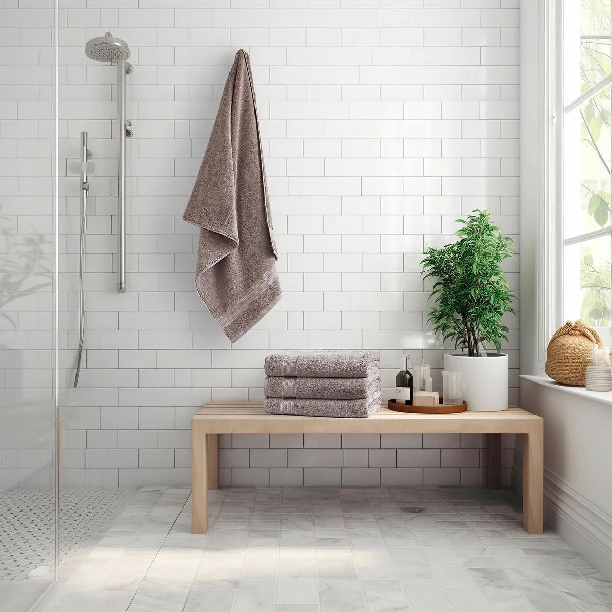 Serene Home Collection - Bath Towel, 4-pack