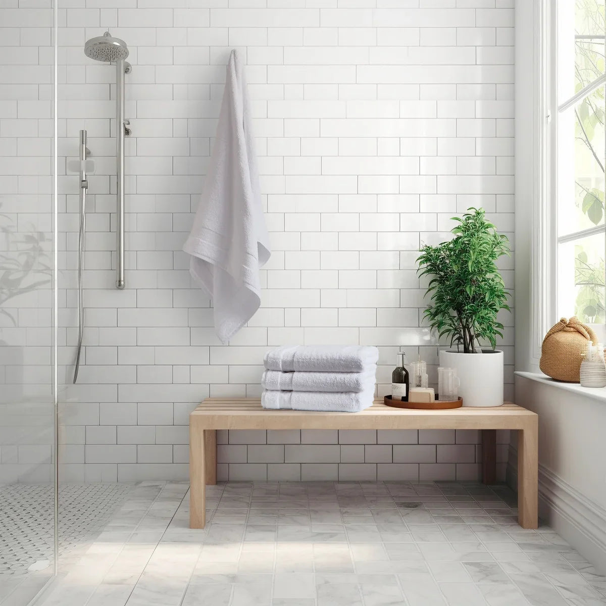 Serene Home Collection - Bath Towel, 4-pack