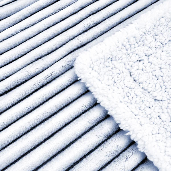 Swiss Collection Plush and Sherpa Comforter Set