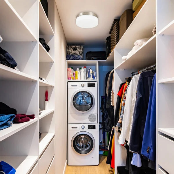 Luminus 11-in Brushed Nickel LED Flush Mount Ceiling Light