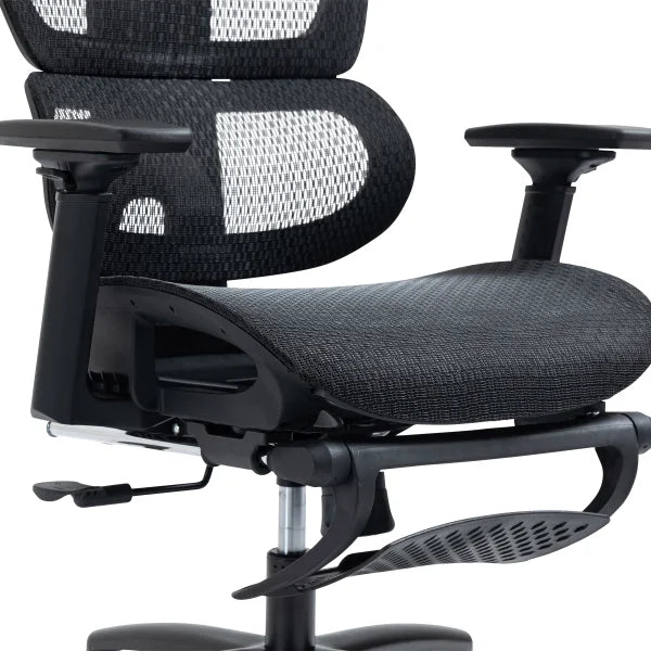 Motionwise High-Back Mesh Chair with Footrest