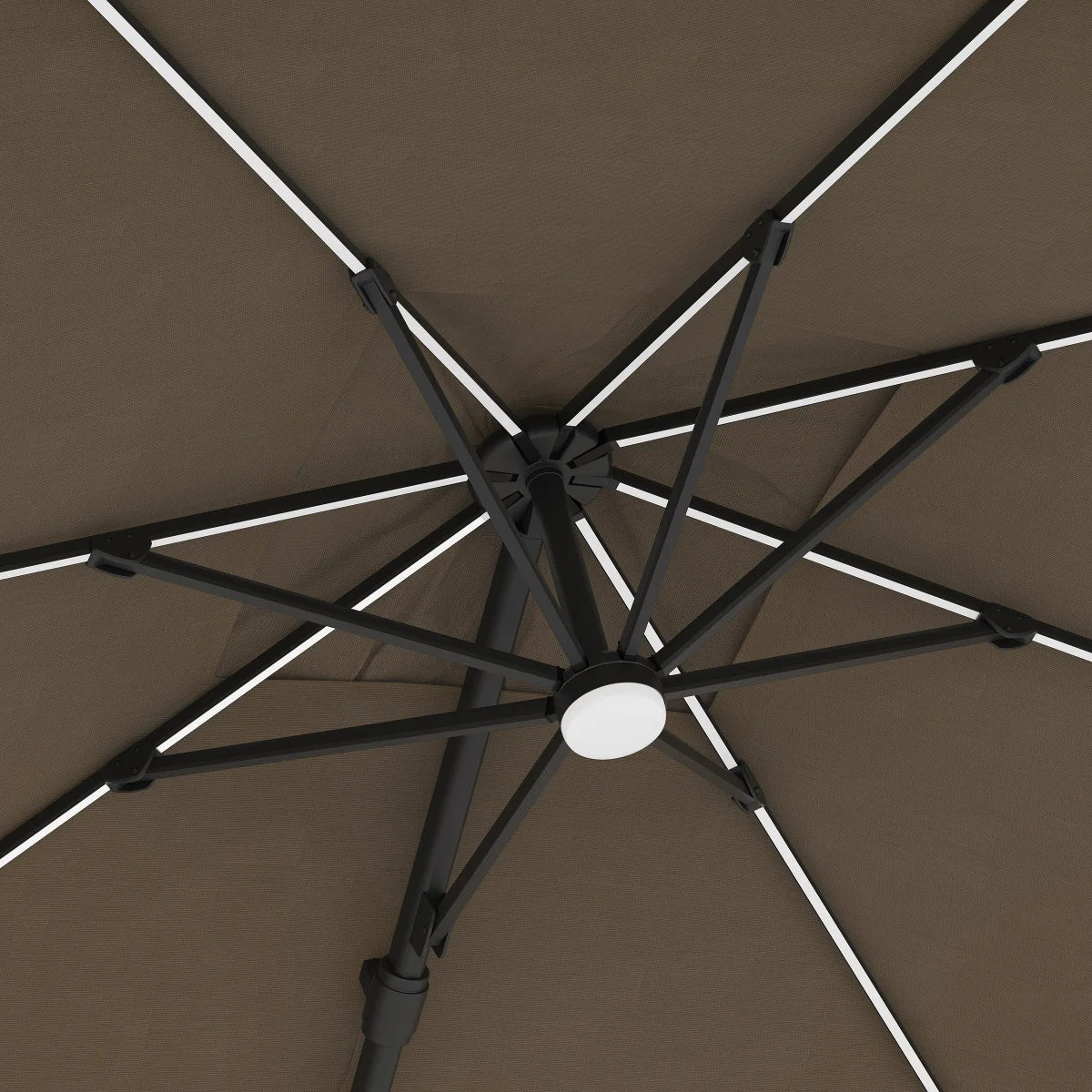 Sirio 3 m x 3 m (10 ft. x 10 ft.) Cantilever Umbrella with Solar Powered LED