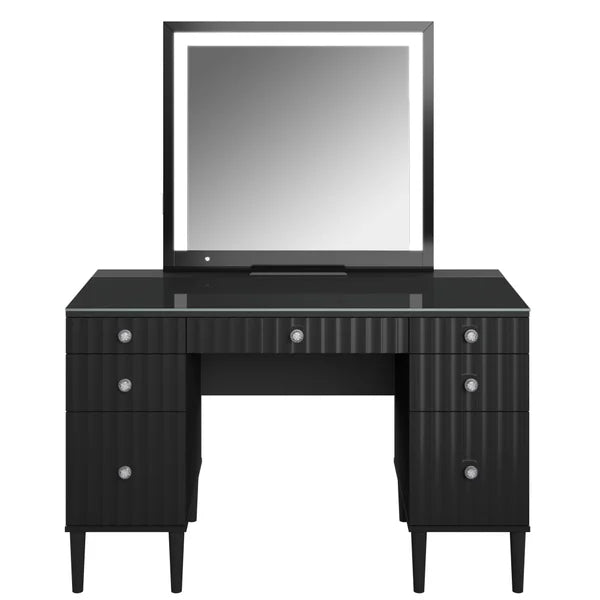 Tresanti Marilyn Makeup Table with LED Lighted Mirror