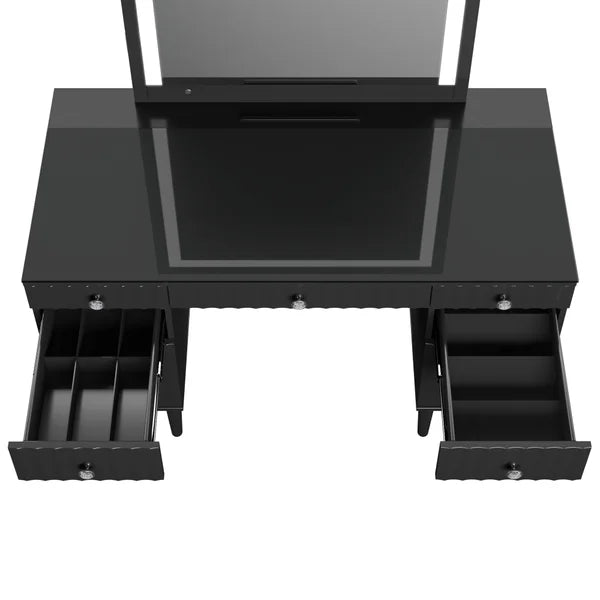 Tresanti Marilyn Makeup Table with LED Lighted Mirror