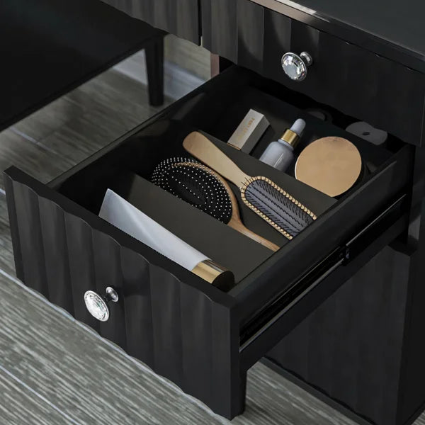 Tresanti Marilyn Makeup Table with LED Lighted Mirror