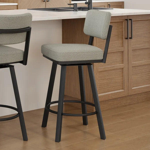 Amisco Alek Swivel Counter Stool