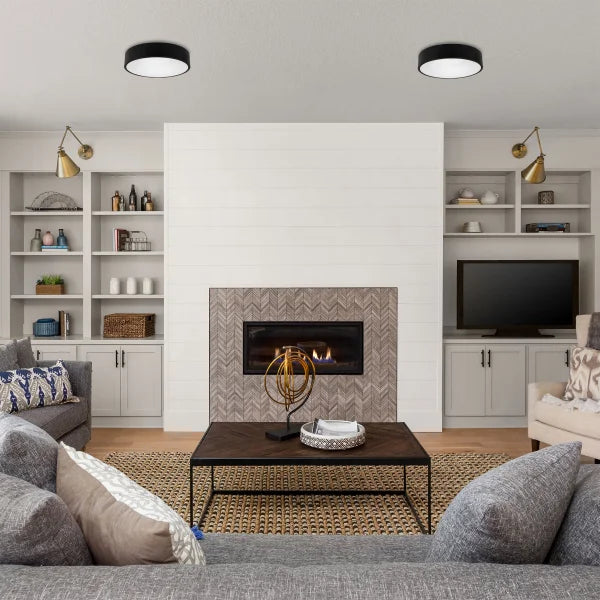 Luminus 14 in. LED Inverted Flush Mount