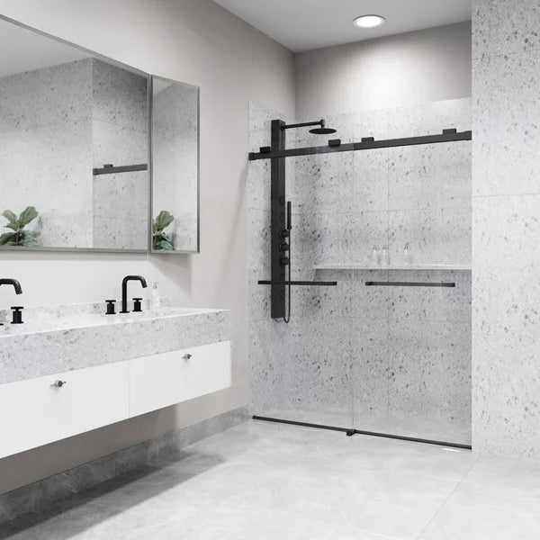 VIGO Houston Frameless Sliding Shower Door