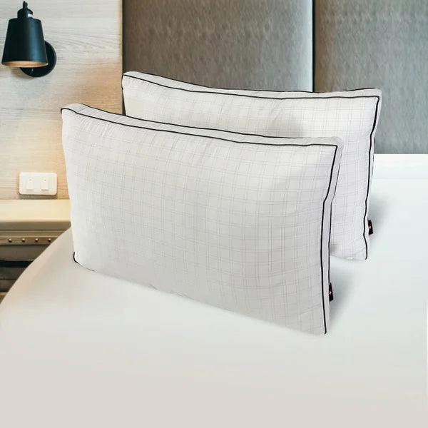 Swiss Comforts Carbon Down Alternative Pillow, 2-pack