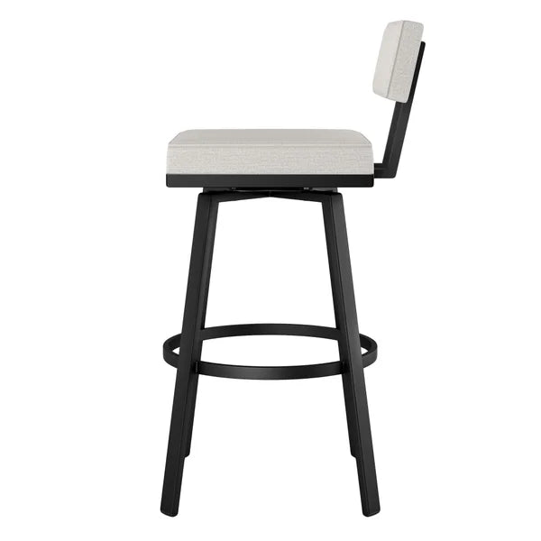 Amisco Staten Swivel Counter Stool in Polyester