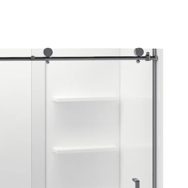 Appollo Cameron 32 in. x 60 in. Skirted Bathtub with Shower Doors and Wall Kit, Left Drain