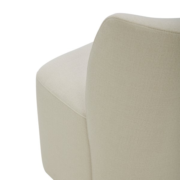 Aiden & Ivy Blair Fabric Dining Chair with Casters