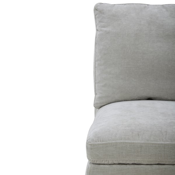 Aiden & Ivy Armless Fabric Dining Chair