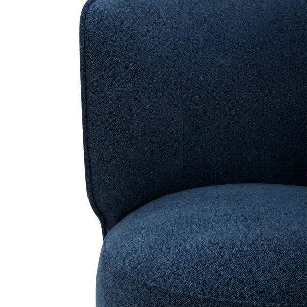 Aiden & Ivy Armless Dining Chair with Casters