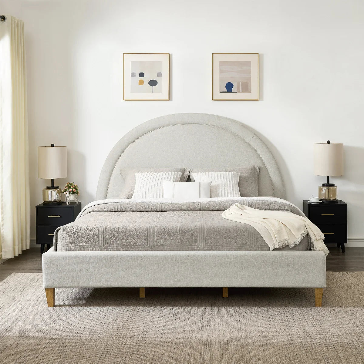 Thomasville Upholstered Platform King Bed