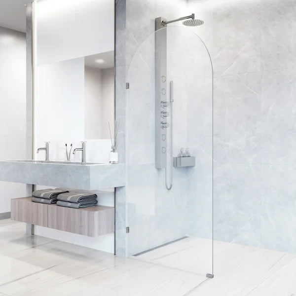 VIGO Arden 34 in. × 78 in. Shower Screen