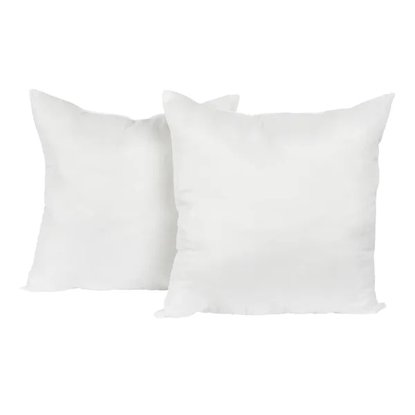Microfiber Decorative Cushion Inserts, 2-pack