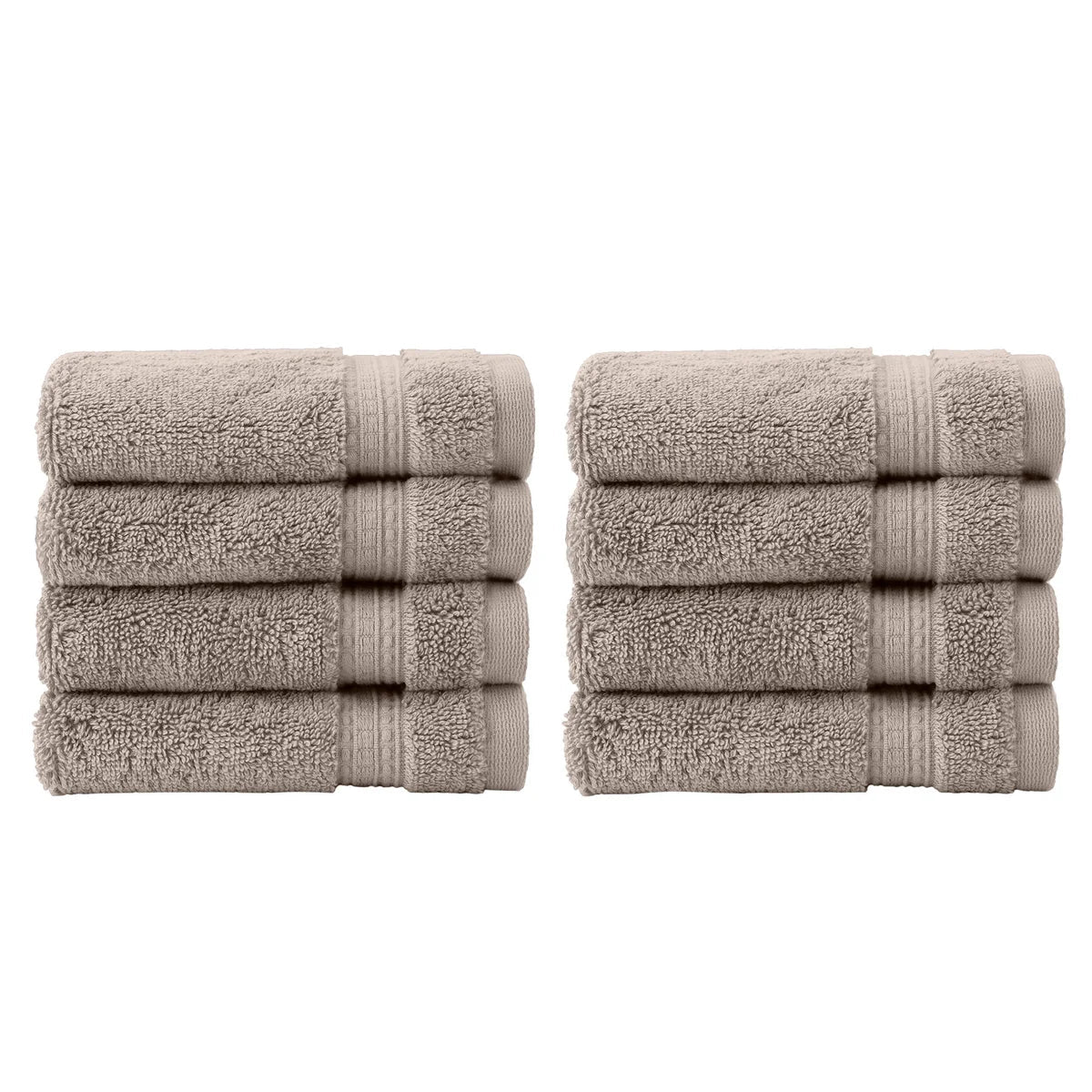 Serene Home Collection Wash Cloth Set, 8-pack