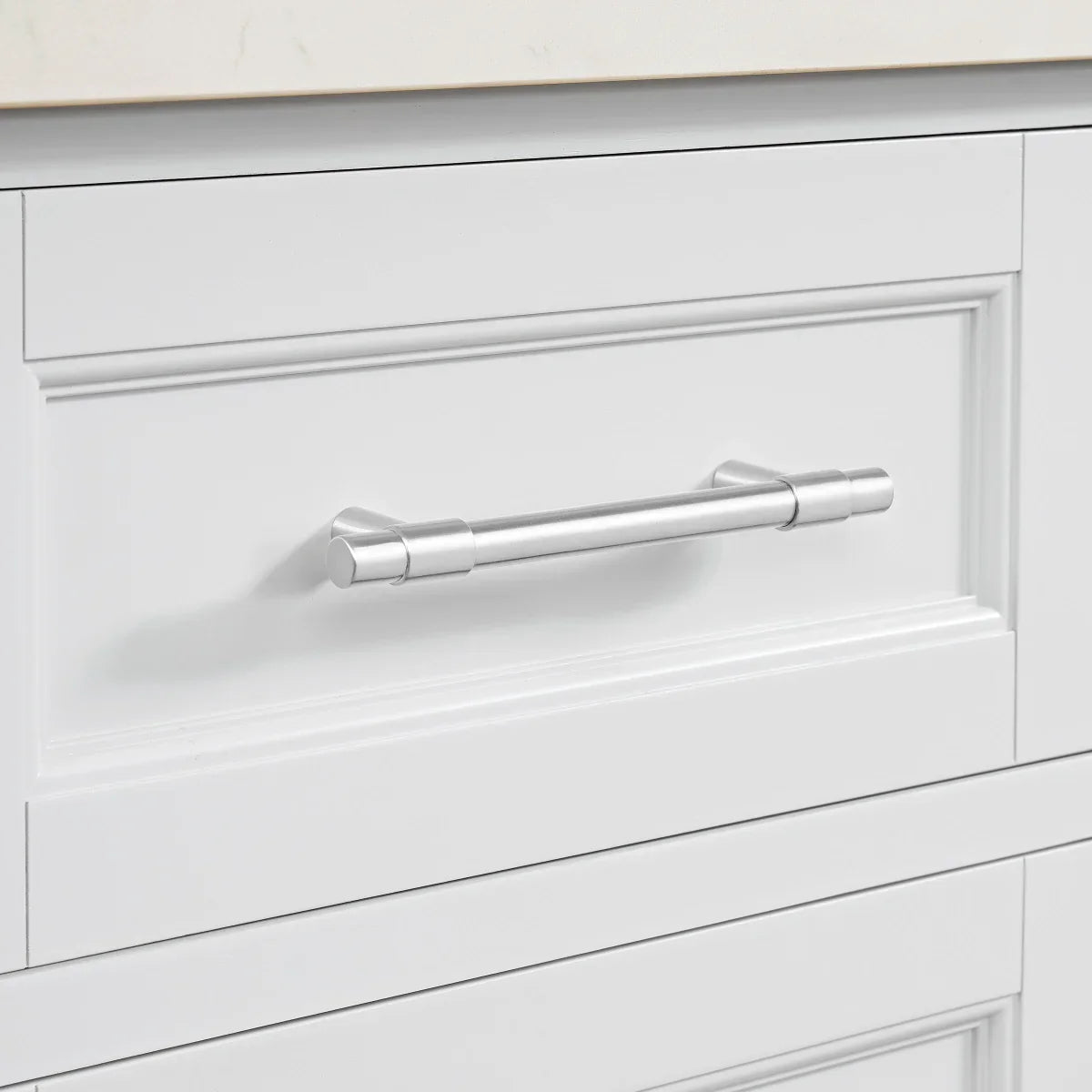 Caine Kitchen Island, White