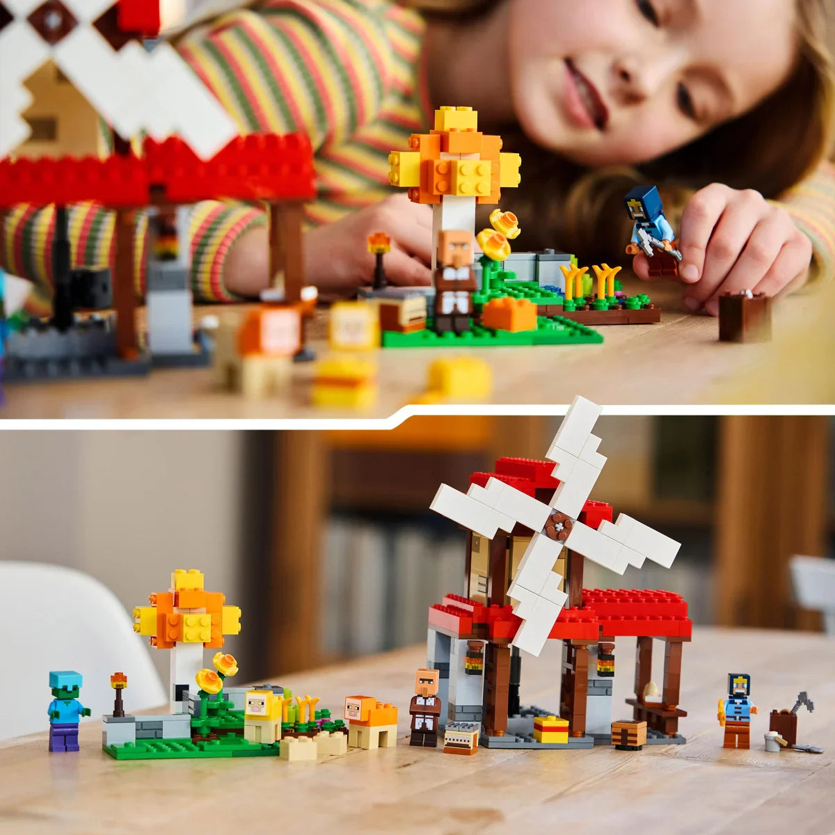 LEGO Minecraft The Windmill Farm Buildable Video Game Toy