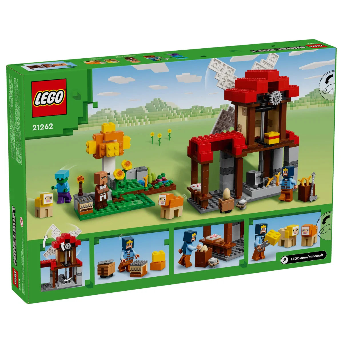 LEGO Minecraft The Windmill Farm Buildable Video Game Toy