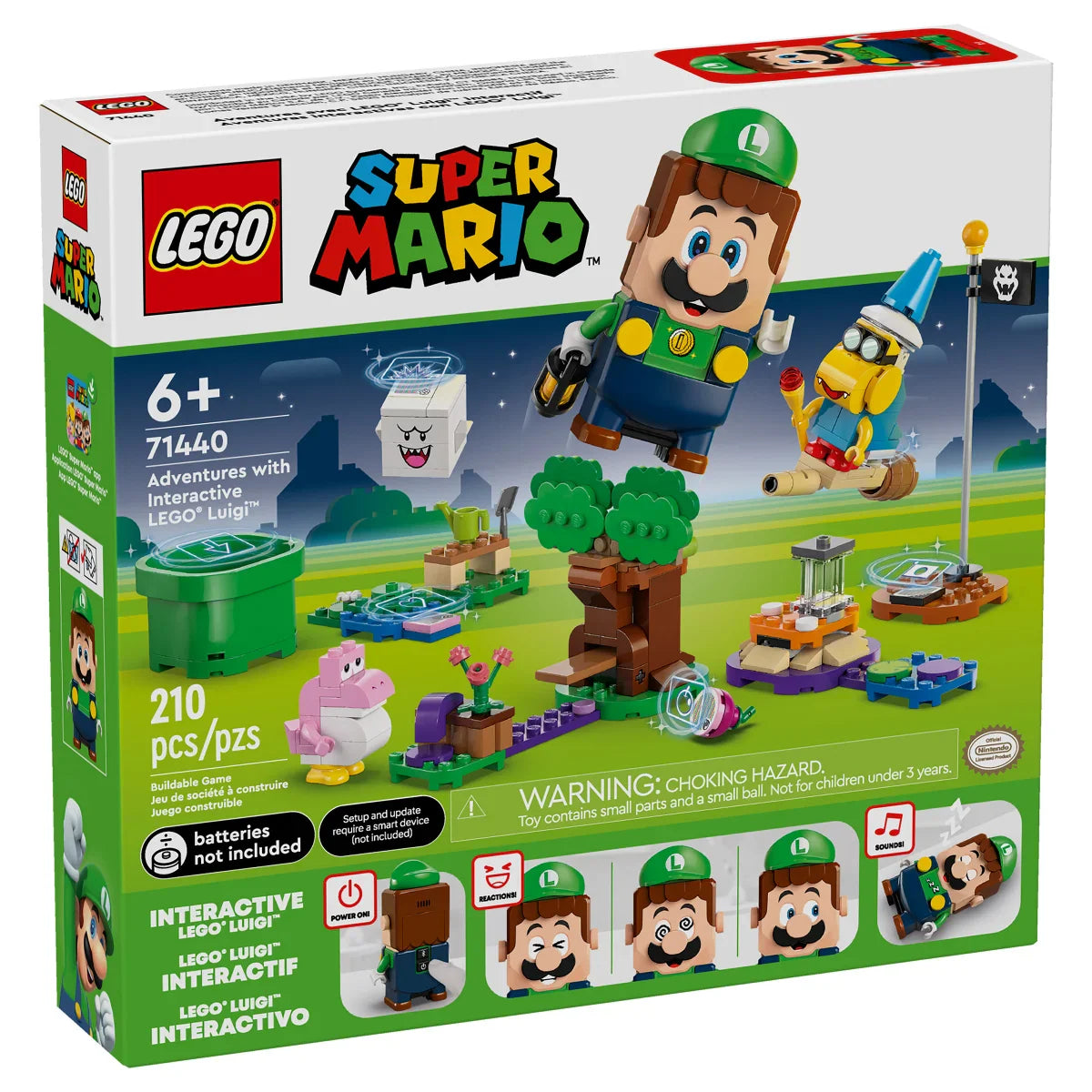 LEGO Super Mario Adventures with Interactive LEGO Luigi