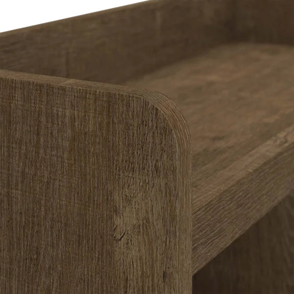 Bush Furniture Woodland Wall Mounted Coat Rack with Shelf