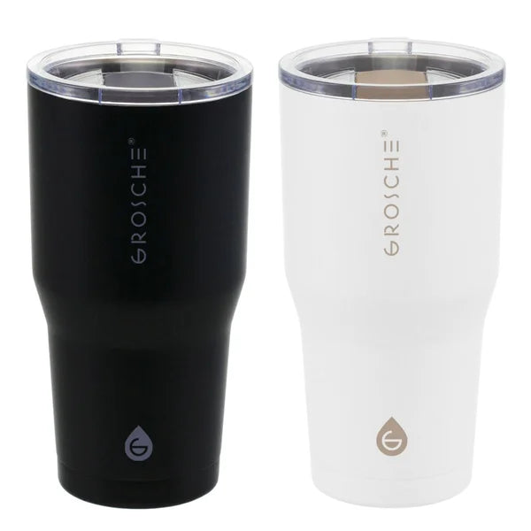 Grosche Yukon 887 ml (30 oz) Travel Mugs, 2-pack